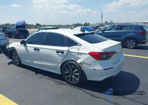 2022 Honda Civic Ex из США, поврежденный, VIN JHMFE1F76NX010051